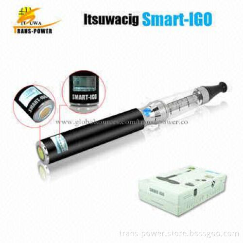 Smart iGo E-cigarette Starter Kit with 3.0mL I-queen Clearomizer, 650/900/1,100mAh Battery Capacity